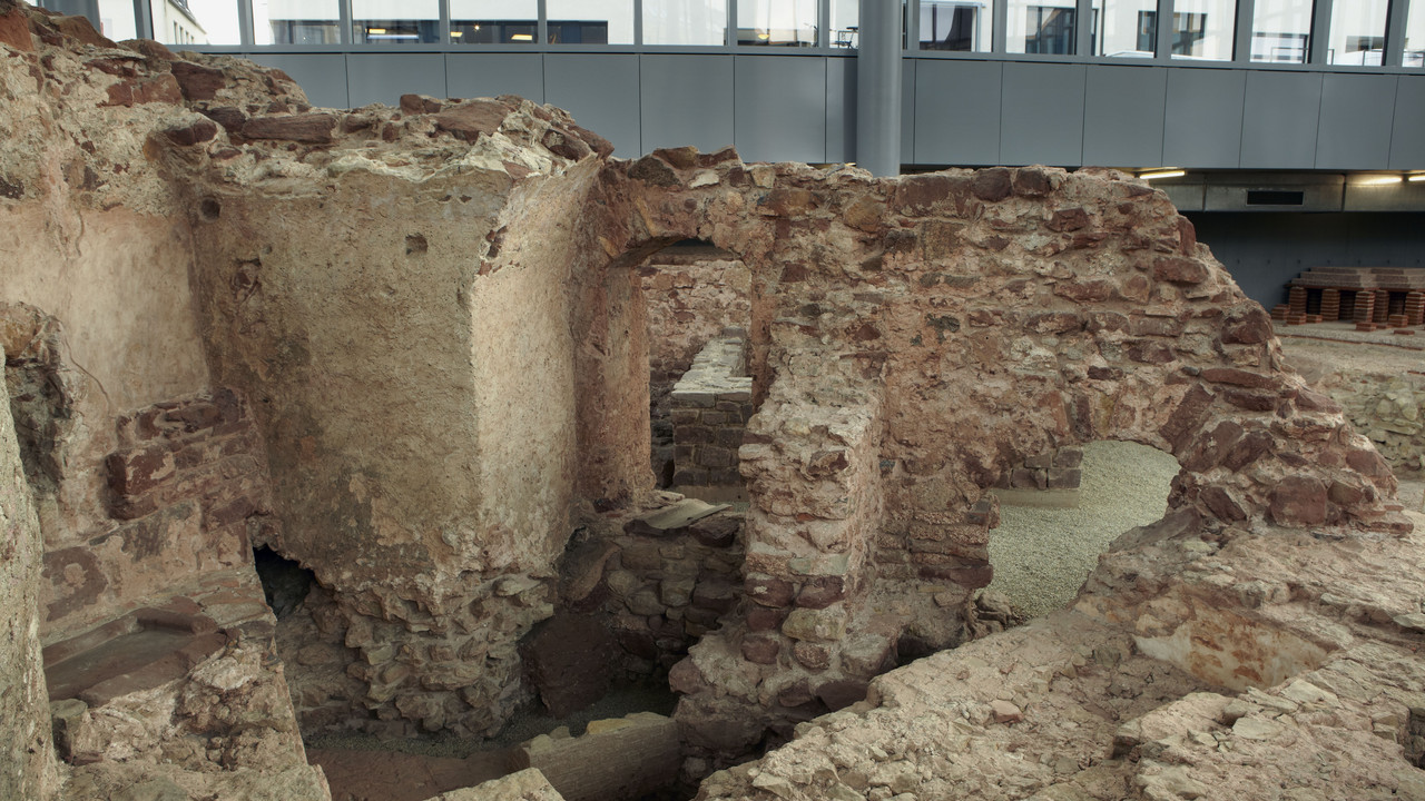 Überreste einer römischen Thermenanlage
